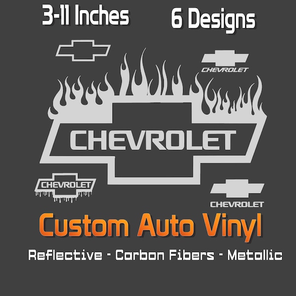 Custom Chevy Decal | Chevrolet Decal | Vinyl Chevy Decal | Truck Decal | Chevrolet Decal | Vinyl Decals