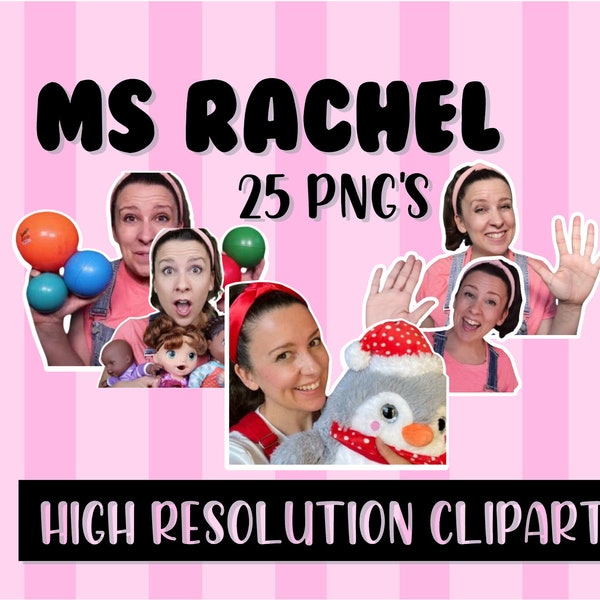 Ms Rachel PNG Clipart | Ms Rachel Svg | Ms Rachel png | Ms Rachel Party | 1st Birthday | 2nd Birthday | 3rd Birthday | Png Clipart