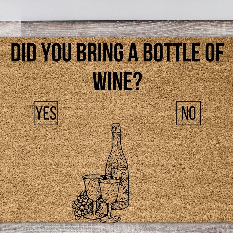 Alcohol Doormat - Etsy