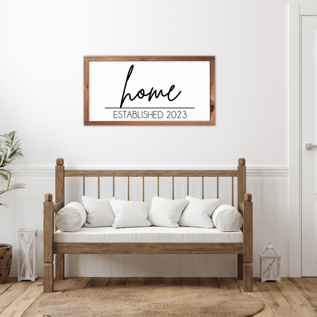 Home Wood Sign, Custom Wood Decor, Personalized Wood Sign, Farmhouse