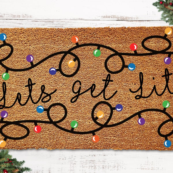 Christmas Door Mat Etsy