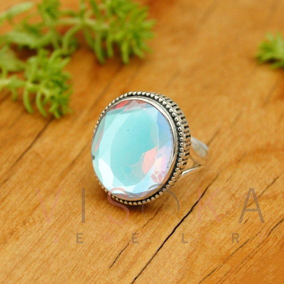 Angel aura quartz ring best sale