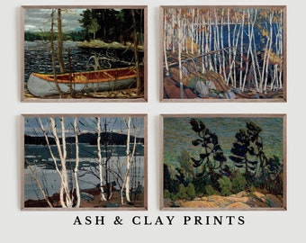 Group of Seven 18 Prints | Tom Thomson Gallery SET | Printable Tom Thomson Gallery Wall | PRINTABLE Digital Art | 558