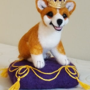 Commemorative Cute Corgi, Collectable, Dog Sculpture, Corination Memorabilia, Home Decor, Royal Corgi, Pawsome Buddies, Birthday Present
