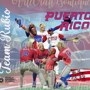 Team Rubio/ Baseball Puerto Rico / Tumbler 20onz wrap