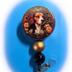Beagle Badge Reel