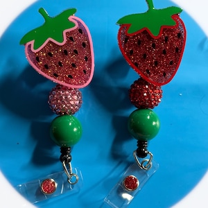 Strawberry Badge Reel