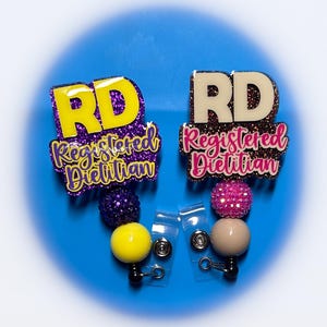 Registered Dietitian Badge Reel