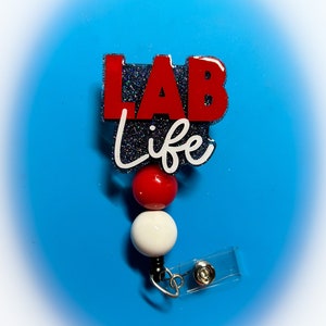 Lab Life Badge Reel - Multiple Color Choices
