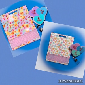 Valentines Day Badge Reel and Badge Buddy Set