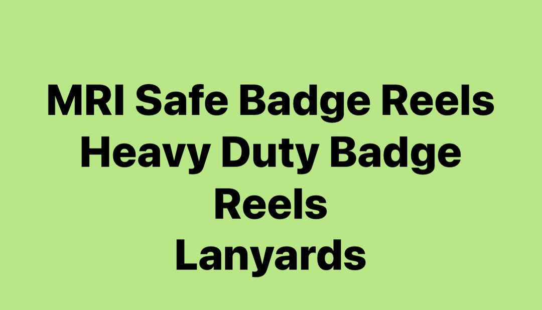 ADDON Heavy Duty Badge Reel, MRI Safe Badge Reel or Lanyard Etsy
