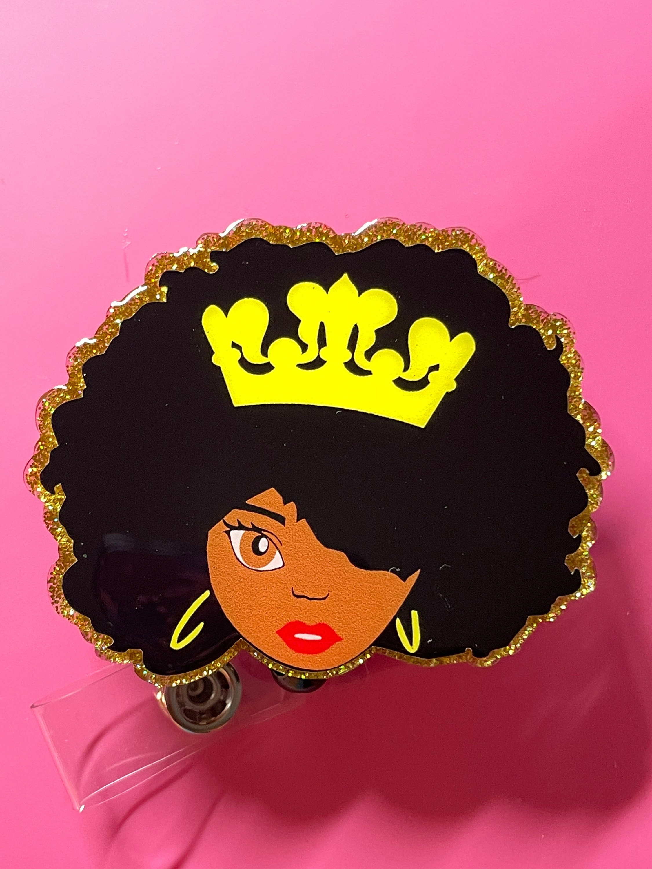 Afro Badge 