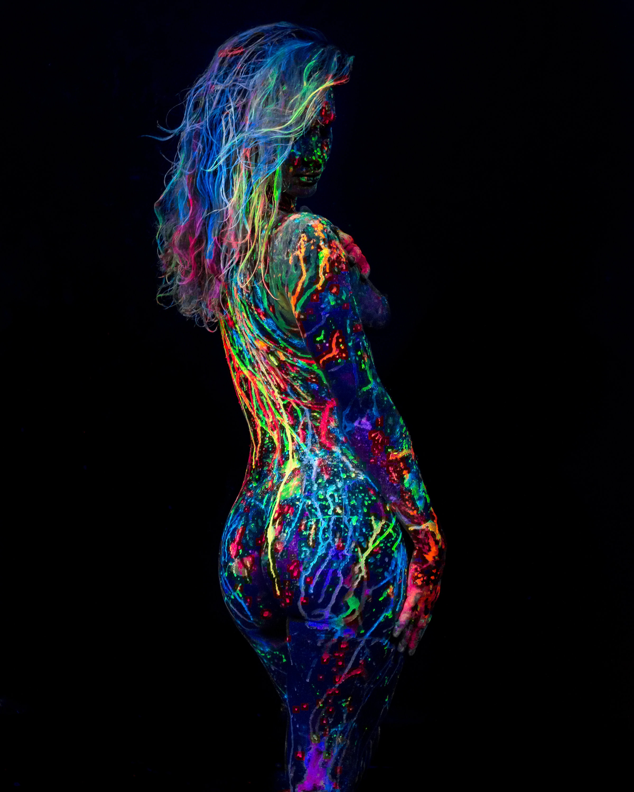 Black Light Body Paint
