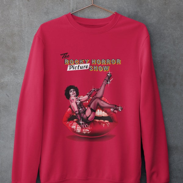 The Rocky Horror Picture Show Movie Crewneck Sweatshirt Sweater, Tim Curry, Frank-N-Furter