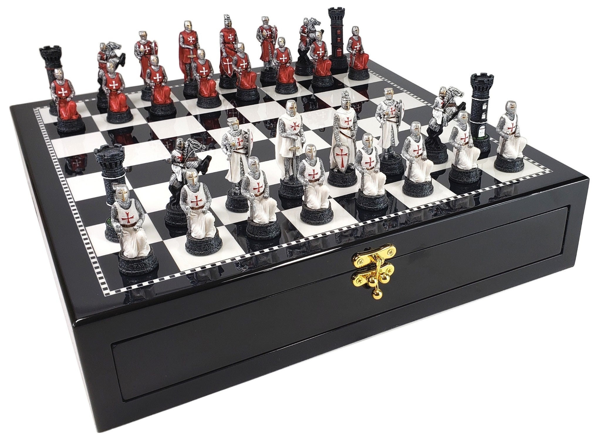 Medieval Crusades Chess Set & Board - Fantasy Gifts & Collectibles —  FairyGlen Store