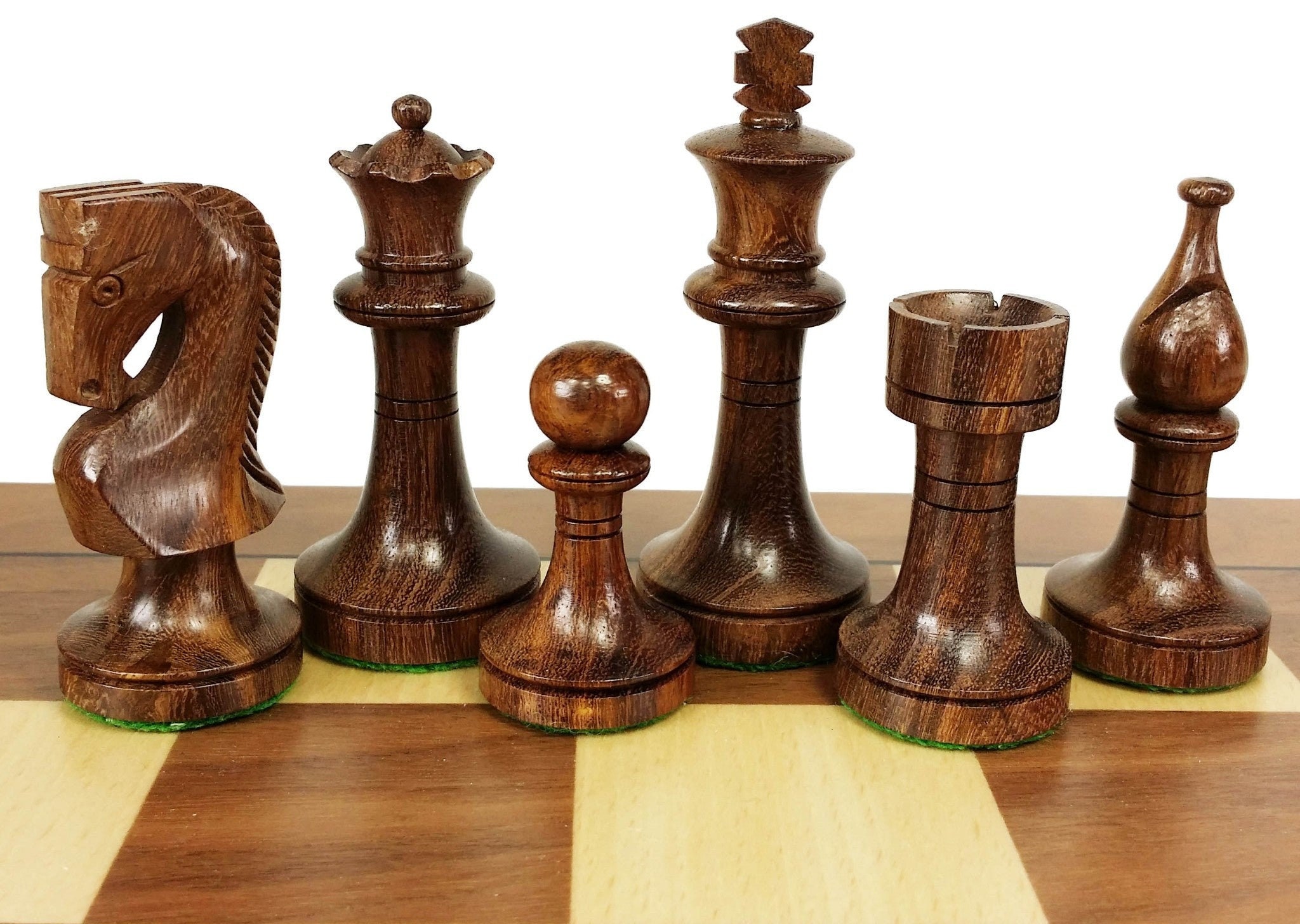 Arena Luxury Chess Set 3D Handmade Walnut Solid Wood Board Game