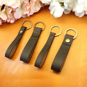 Leather Keychain Template: Key Fob Pattern (PDF, SVG, DXF) - Etsy