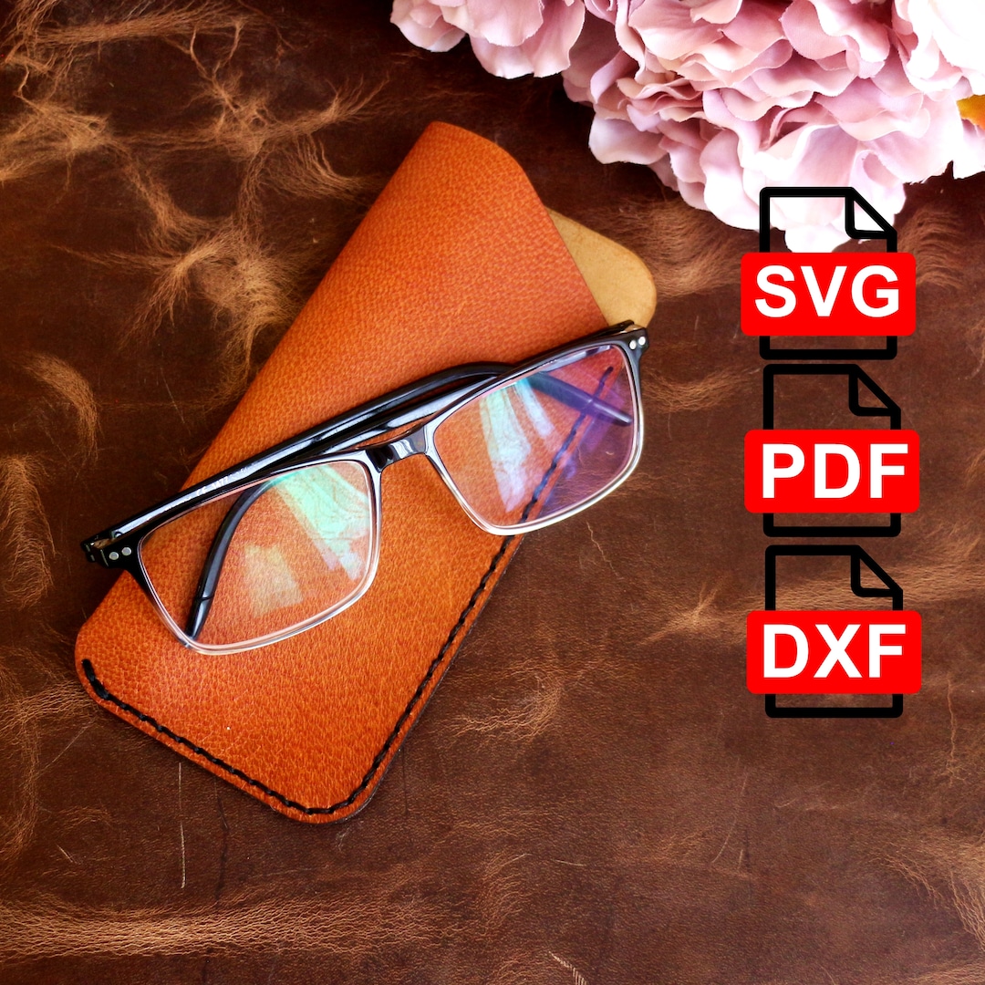 Leather Glasses Case Pattern/leather Glasses Case Template /A4 and Us