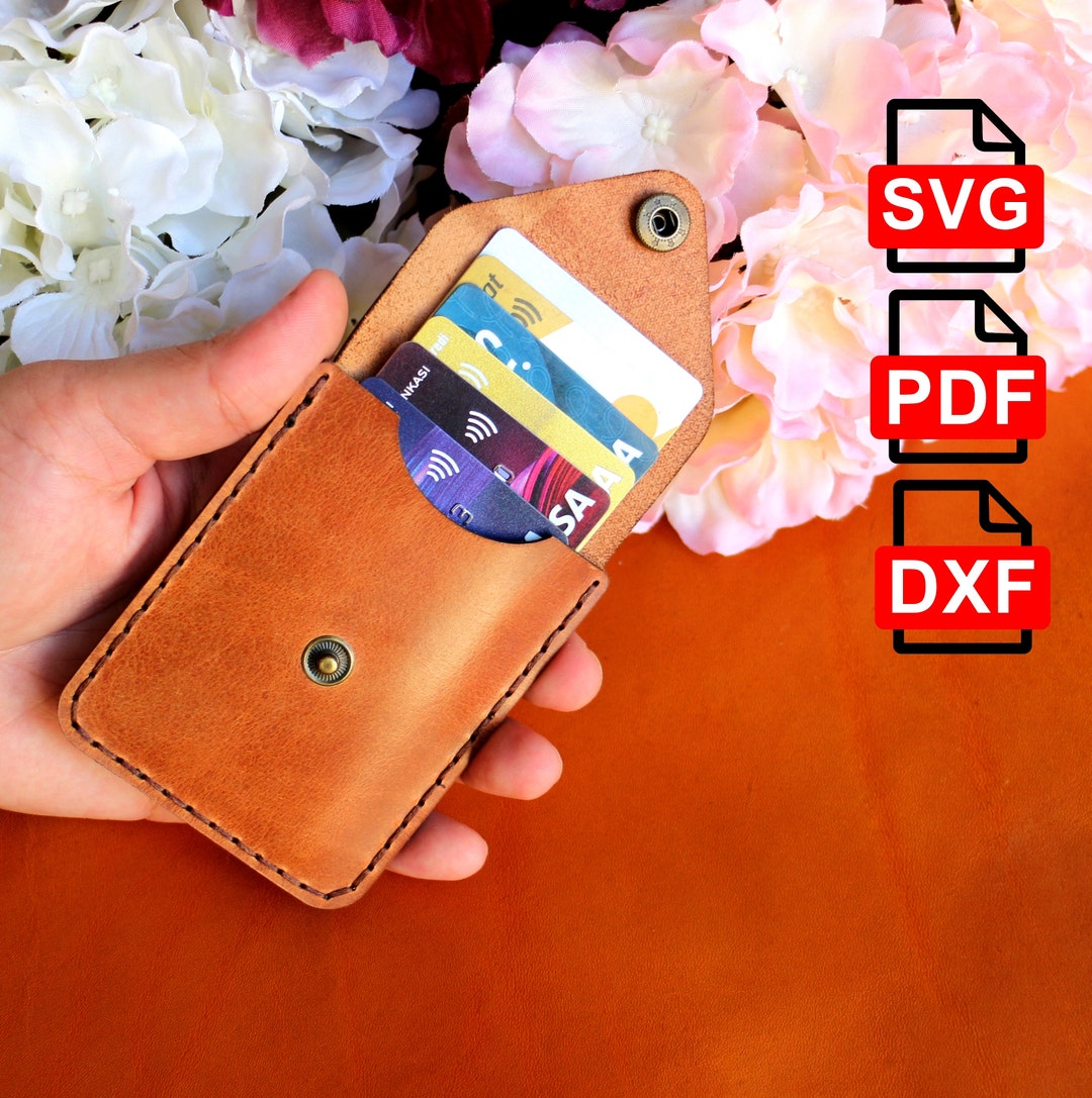 Leather Card Holder Template/leather Card Holder Pattern /A4 Etsy Leather Card Holder Template/leather Card Holder Pattern /A4 Etsy