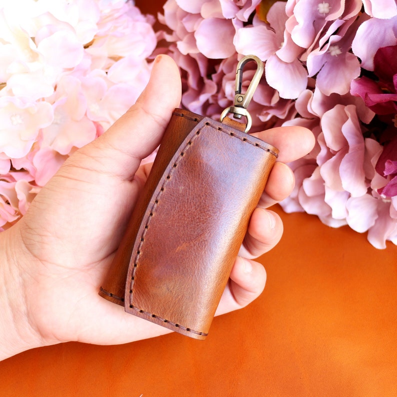 Leather Key Holder PDF SVG and DXF Patterns. Leather Key Etsy