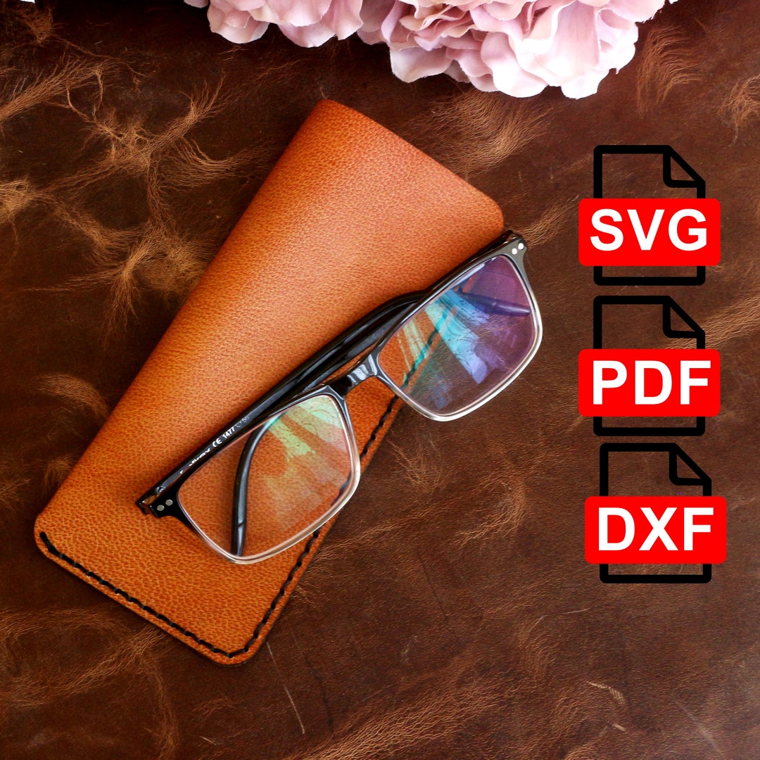 Leather Glasses Case Pattern/leather Glasses Case Template /A4 and Us