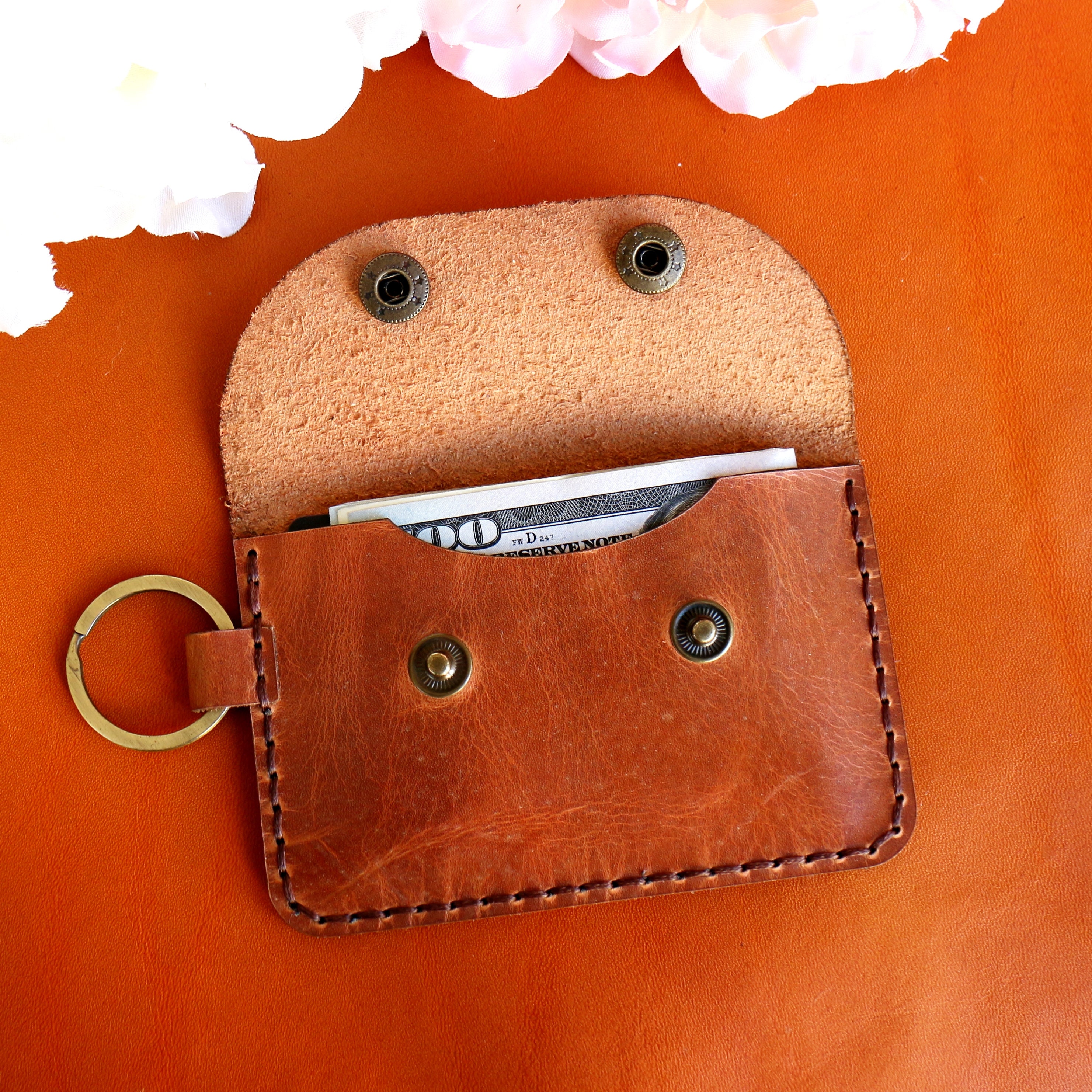 Leather Keychain Wallet Pattern: PDF-SVG-DXF Template - Etsy