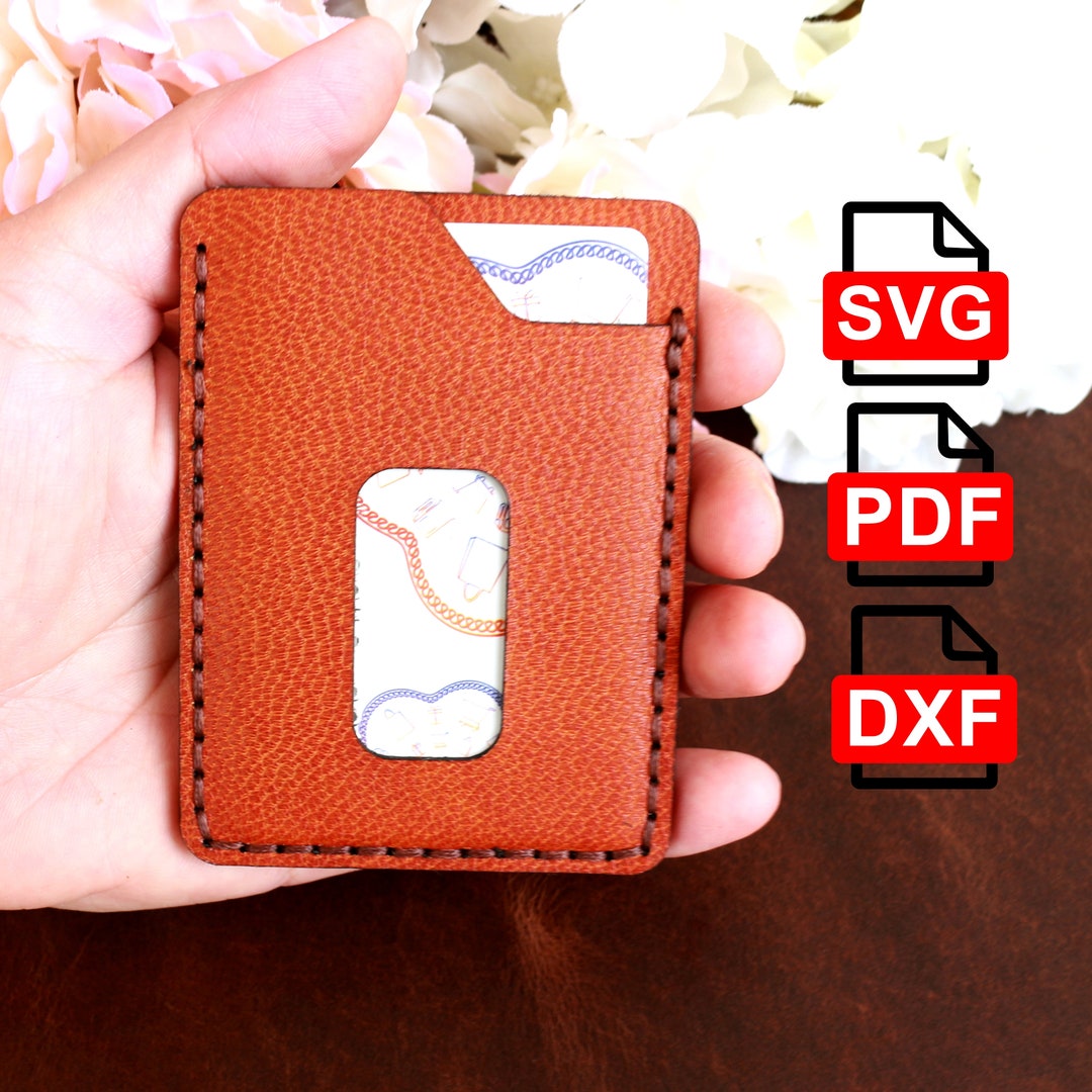 Leather Card Holder Template/leather Card Holder Pattern /A4 Etsy Leather Card Holder Template/leather Card Holder Pattern /A4 Etsy