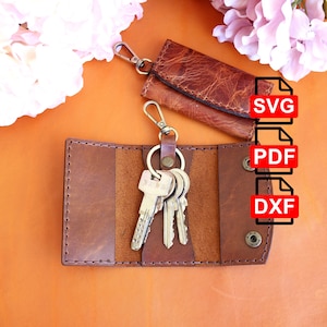 Premium PU Leather Waist Key Bag Key Holder Key Case Wallet Purse