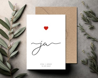 Herz-Hochzeitskarte, Liebes-Hochzeitskarte, Hochzeitskarte, Einladungskarte, Hochzeitseinladungskarte, Herz-Papierkarte