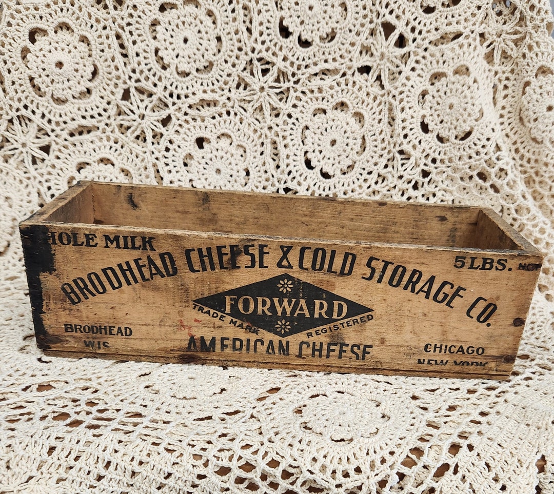 Vintage Brodhead Cheese Box Etsy
