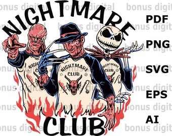 Halloween, Nightmare Club PNG, Temporada espeluznante, Hell Devil Fire, Halloween de moda, Hell Club PNG, Halloween PNG, Descarga digital instantánea