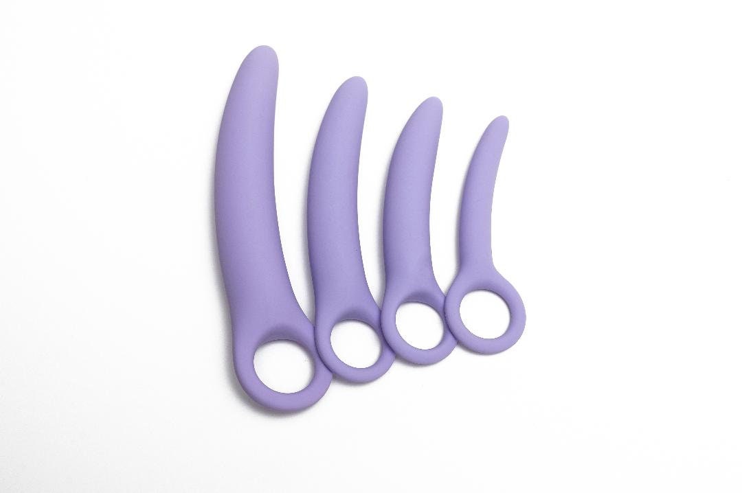 Vaginal Dilator Trainer Set With Carry Case Silicone Dildo Etsy