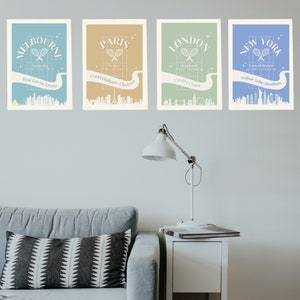 Grand Slam Tennis Wall Art