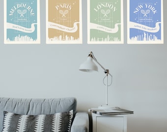 Grand Slam Tennis Wall Art