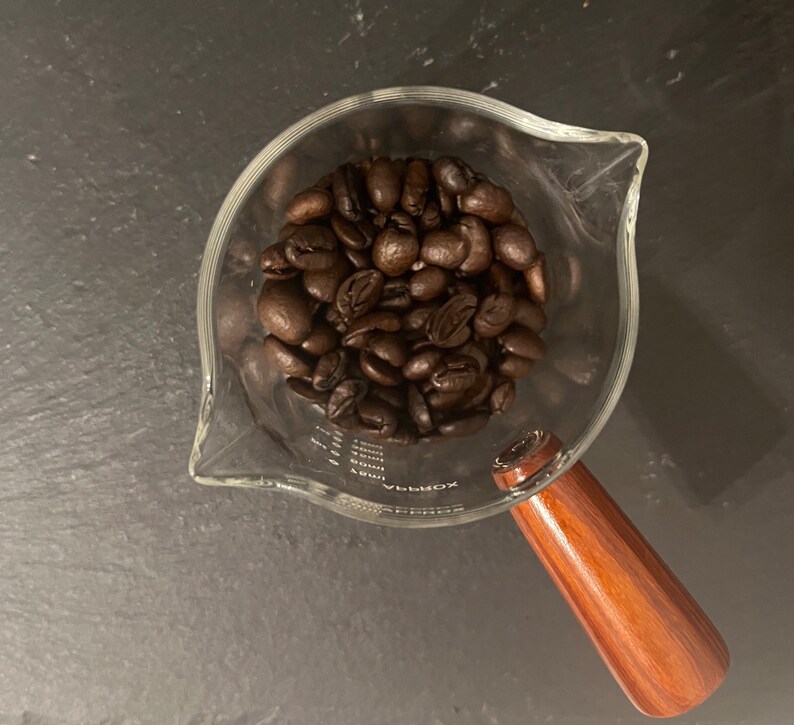 Espresso Coffee Cup Ounce Cup With Scale and Wooden Handle High
