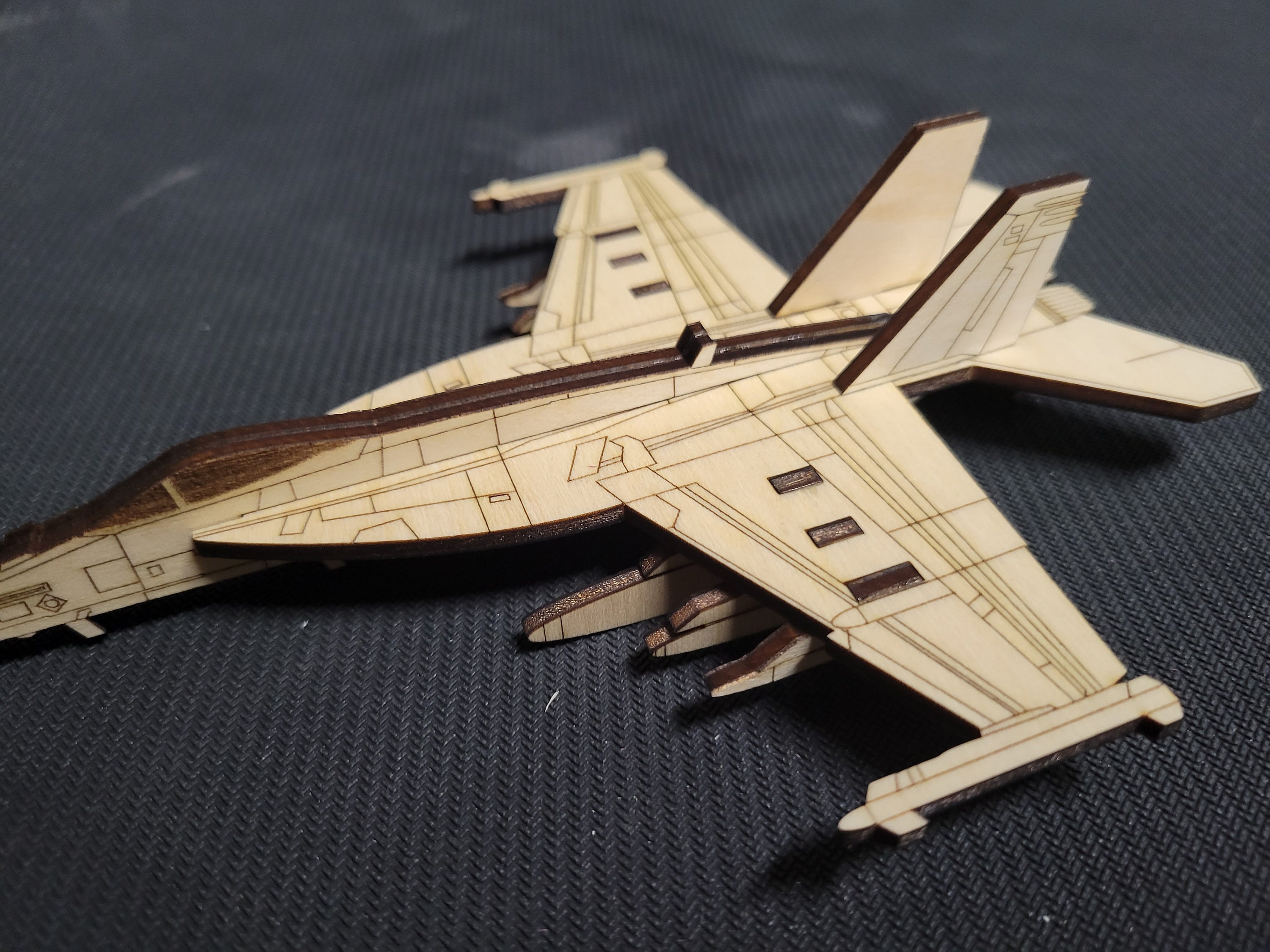 F/A-18E/F Super Hornet Wood Model Kit - Etsy