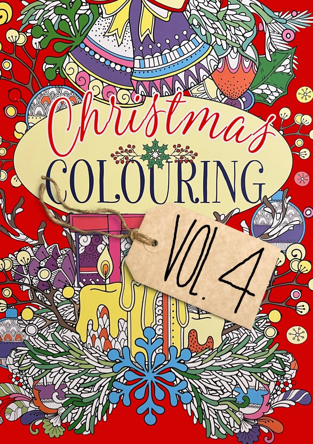 The Colouring Book Christmas Vol. 4 Happy Holidays Etsy