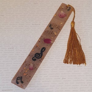 Zakładka nuty | ręcznie robione | miłośnicy książek