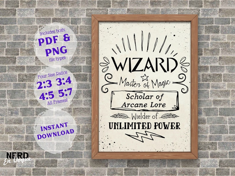 Dnd Poster For Dnd Wizard Class For Dnd Player Gift Dungeon Etsy UK Dnd poster for dnd wizard class for dnd player gift dungeon etsy uk