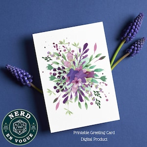 Meeple Greeting Card for a Board Game Birthday Card, Boardgamer Wedding Congratulations, Printable Meeple Thank You, Digital Engagement Card