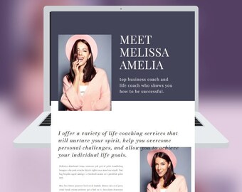 Speaker Website Template Etsy Speaker Website Template Etsy