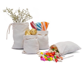 Reusable Cotton Drawstring Bag (24x34 inches)