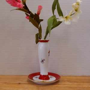 Vintage KMP Hat Pin Holder, Vintage KPM Centerpiece, KPM Trinket Dish, Floral Decor, Spring Decor, Summer Decor