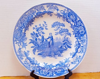 Spode Blue Room Collection Girl at Well 10.5