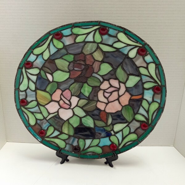 Stained Glass Platter Etsy