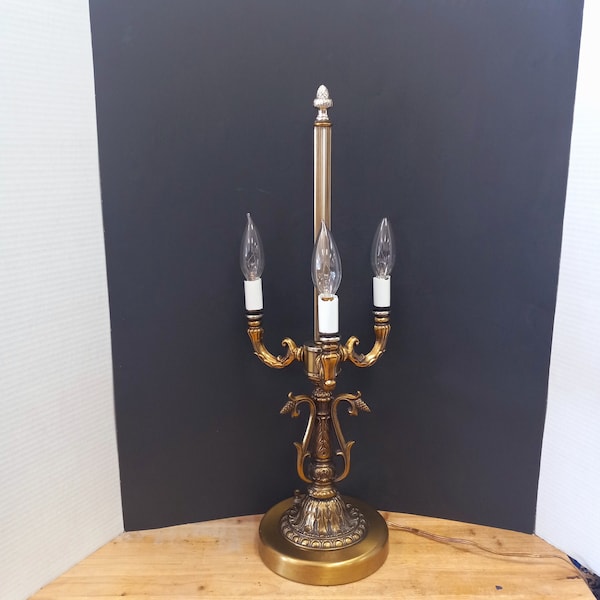 Antique Candelabra Floor Lamp Etsy