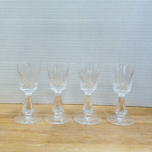 Waterford Crystal Goblets set of 4, Waterford Liquor Glasses, Vintage Waterford Crystal, Vintage Irish Crystal, Liquor Glasses, Party