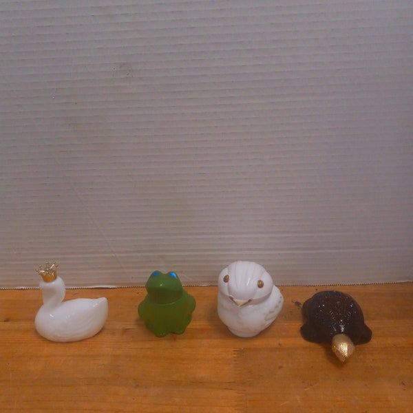 Vintage Avon Perfume Bottles Animal Choose One, Avon Bottle Swan, Avon Bottle Frog, Avon Bottle Owl, Avon Bottle Turtle, Collectible