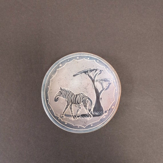 Ring Dish with Africa Scene, Ring Dish with Zebra… - image 10