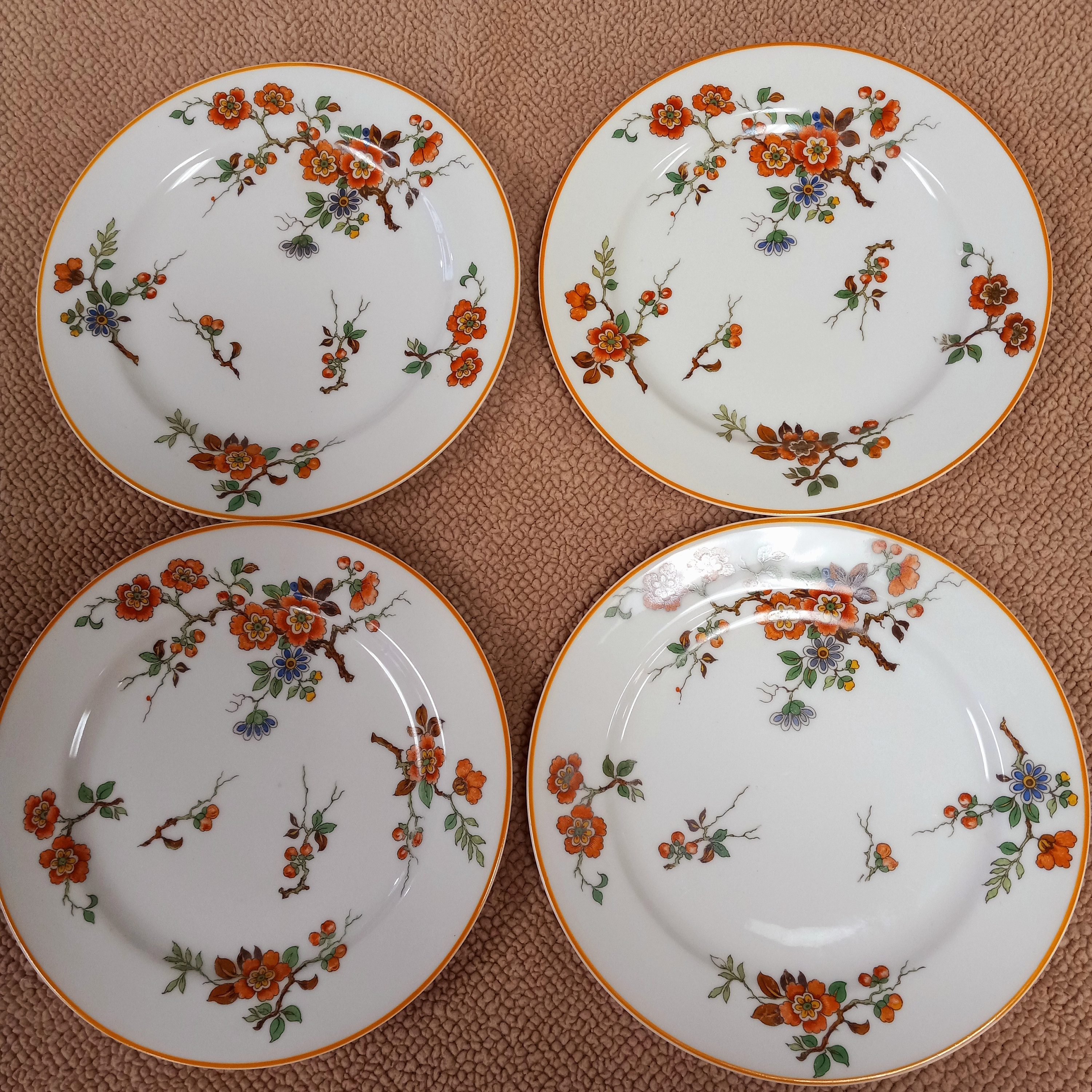 Set of 4 Haviland Limoges Normandy Salad Plates Haviland Etsy